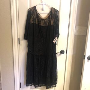 Black lace dress